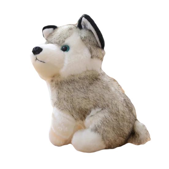 Cute Simulation Husky Dog Plush Toy Puppy Stuffed Animal Kids Boys Girls Doll