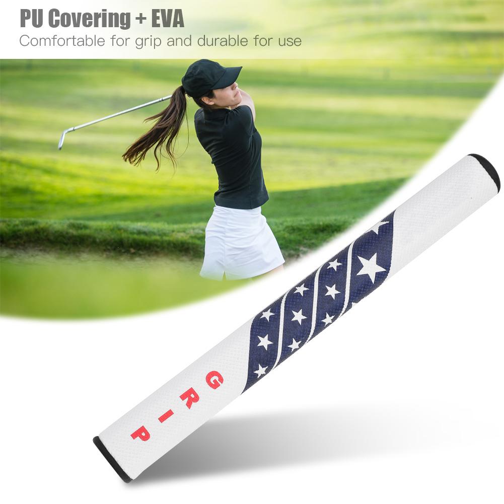 Anti Skid PU Covered Comfortable Golf Club Putter Grip Replacement Accessory(White)