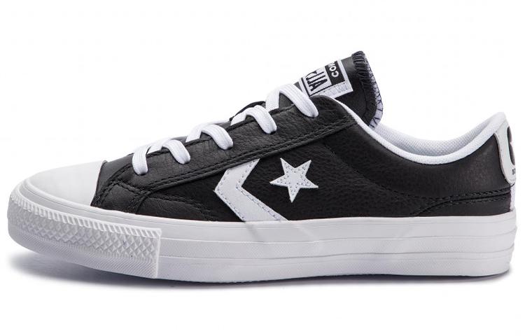 Converse Star Player Ox Черная Кожа Черный 159780C 35