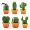 Heavy Duty Magnetic Decorations 6Pcs Potted Cactus Refrigerator Magnets Mini Kitchen Fridge Magnets Magnet Memos Notes Photos Holder Decorative