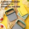 1Pcs Kartoffel Chip Hobel Cutter Gemüse Obst Well Welliges Messer Französisch Frites Kartoffel Schneider Küche Gadget