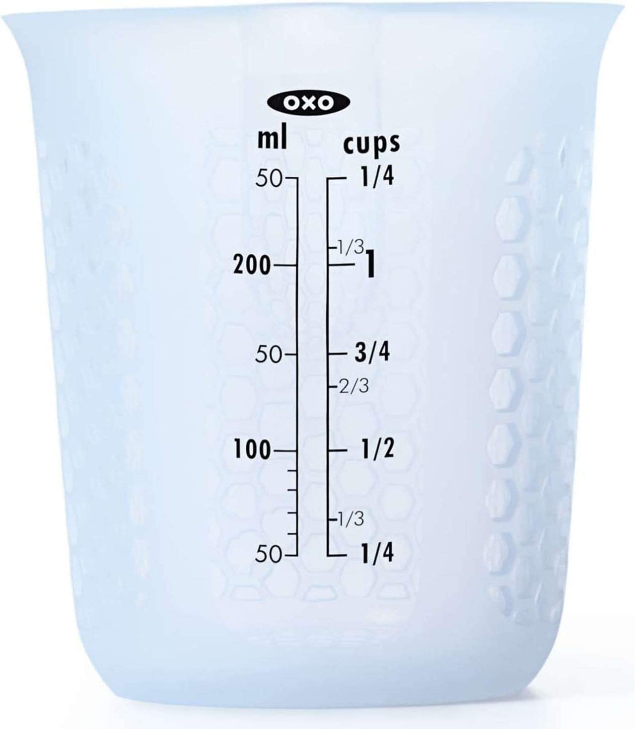

OXO Silicone Measuring 250ml Microwave-Safe Cup, Small, белый