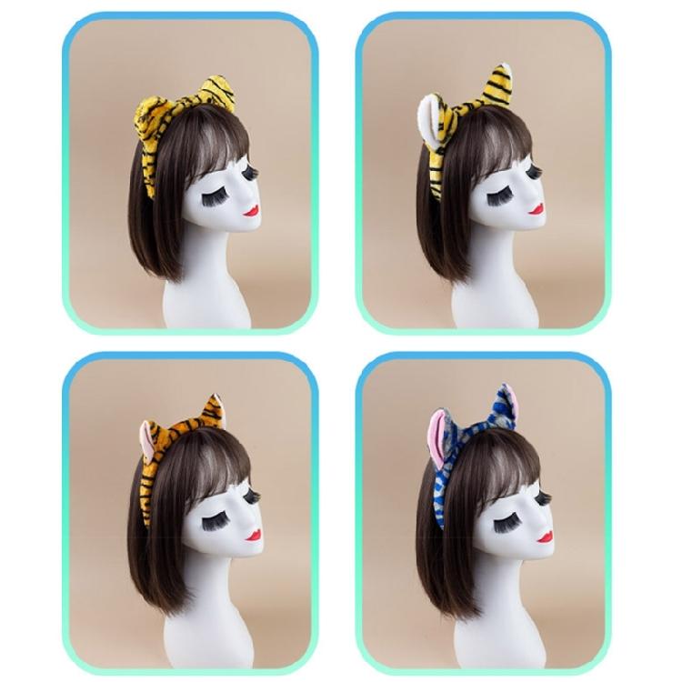 Ensemble d'accessoires de costume de tigre pour enfants 2/3 pièces Bandeau Oreilles de Tigre, Nœud Papillon, Kit d'accessoires Queue Ensemble de Déguisement Animal Halloween