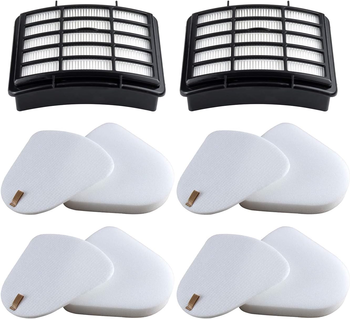 

2 HEPA + 4 Foam & Felt Filters Compatible with Shark Navigator Lift-Away Deluex NV350, NV351, NV352, NV355, NV356E, NV357, NV360, NV370, NV391, UV440 Z001