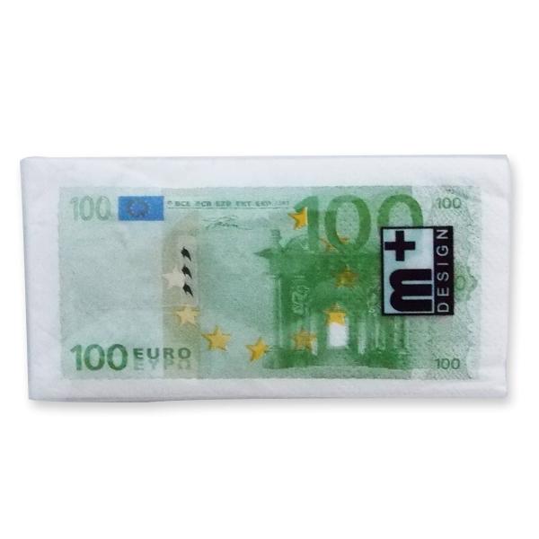 Eurowebbiz Paper Tissues Printed With 100 Euro Banknotes