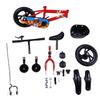 Kids Bike Adjustable Height 12 Inch Bike with Training Wheels Basket Pedals for 3 to 6 Years Old Boys Girls