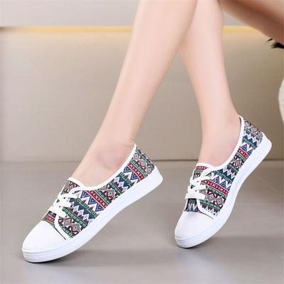 Sommer Casual Slip On Lette Canvas Sko for Kvinner Estetisk Dagsrutine Trender 2025 Ny Ankomst Tilbud I 39 Damefottøy