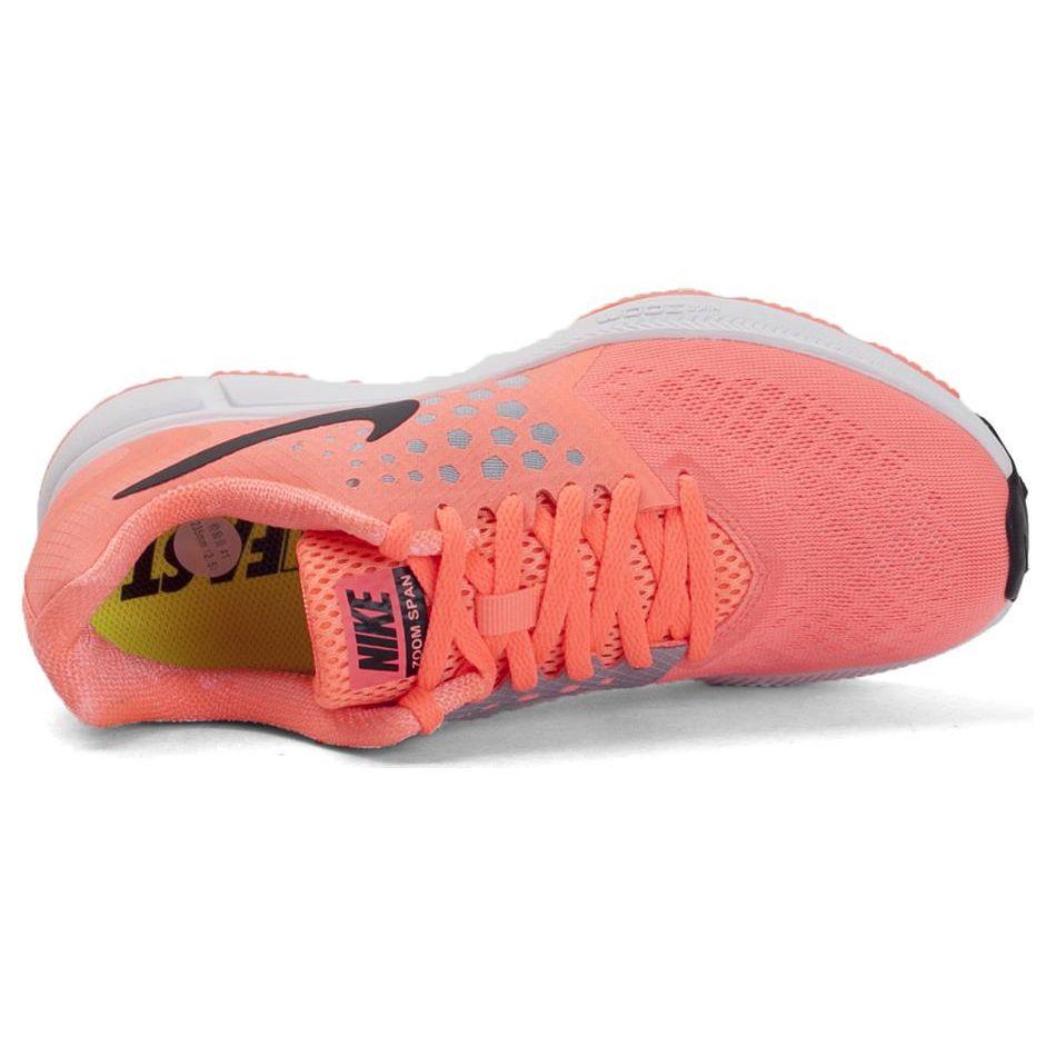 Nike Zoom Span 1 Comfortable Shock Absorption Durable Low Top Running Shoes Women Sneaker Pink White 852450-601