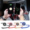 IJHD3 3 In 1 Portable Charging Data Cable Telescopic Charging Cable For Alfa Romeo Giulia Stelvio Giulietta 156 159 147 Mito Tonale GT