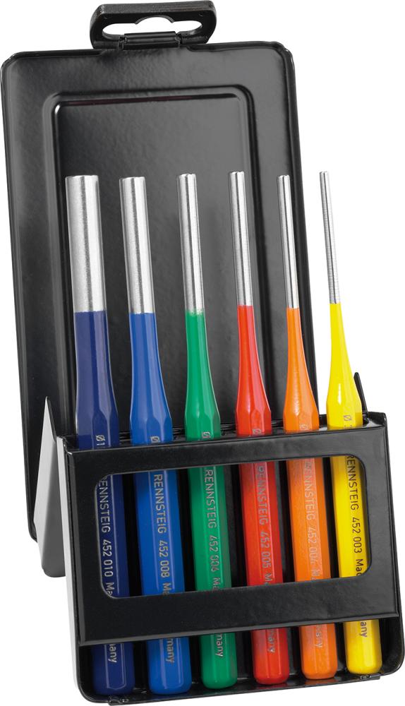 Pin Punch Set, Very Hard Exclusiv 6-Pc. Rennsteig