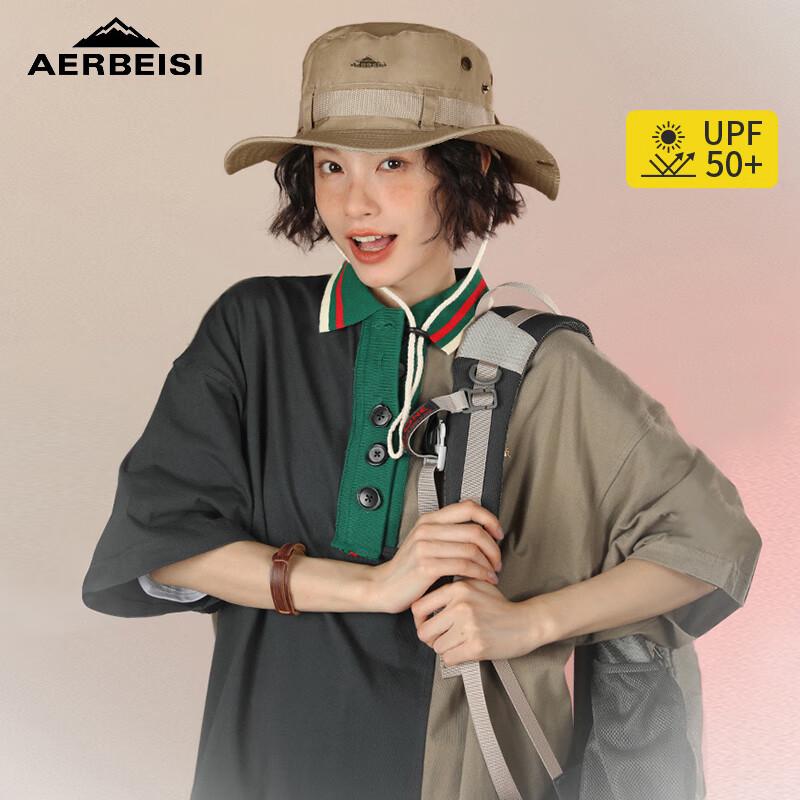 AERBEISI Унисекс Дышащая уличная ковбойская солнцезащитная шляпа 58CM