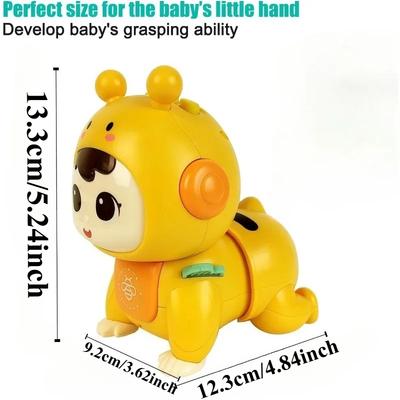 Hračky pro lezoucí miminka s hudbou a světly Hračky na bříško pro miminka Hračky pro kojence Vzdělávací hračky k rozvoji Hračka k narozeninám pro batolata