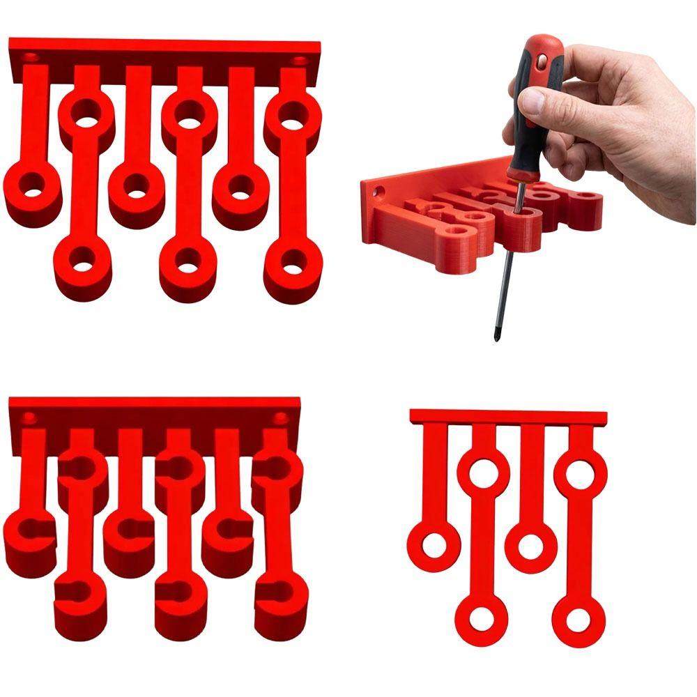 Multi-Function Screwdriver Holder 3D Printed Tool Storage Rack Tool Storage