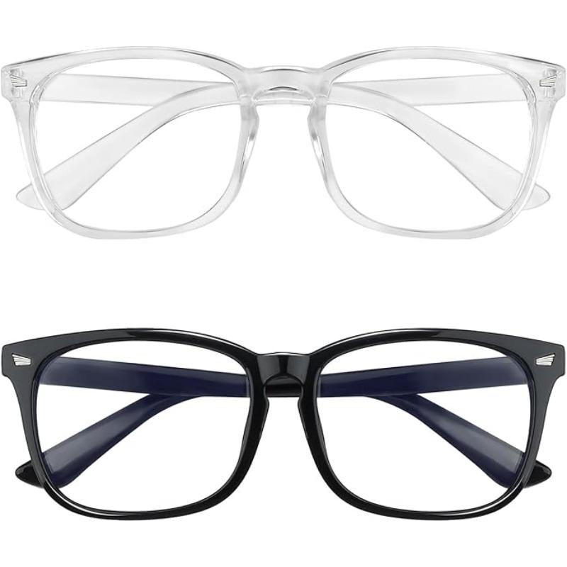 Portable Blue Light Blocking Glasses Black Leopard Square Frame Eyeglasses Men and Women Anti Blue Ray Office Computer Goggles