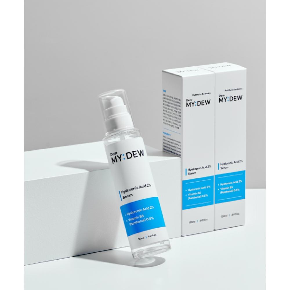 Dearmydew [set Of 2] Hyaluronic Acid 2  Serum 120ml X2