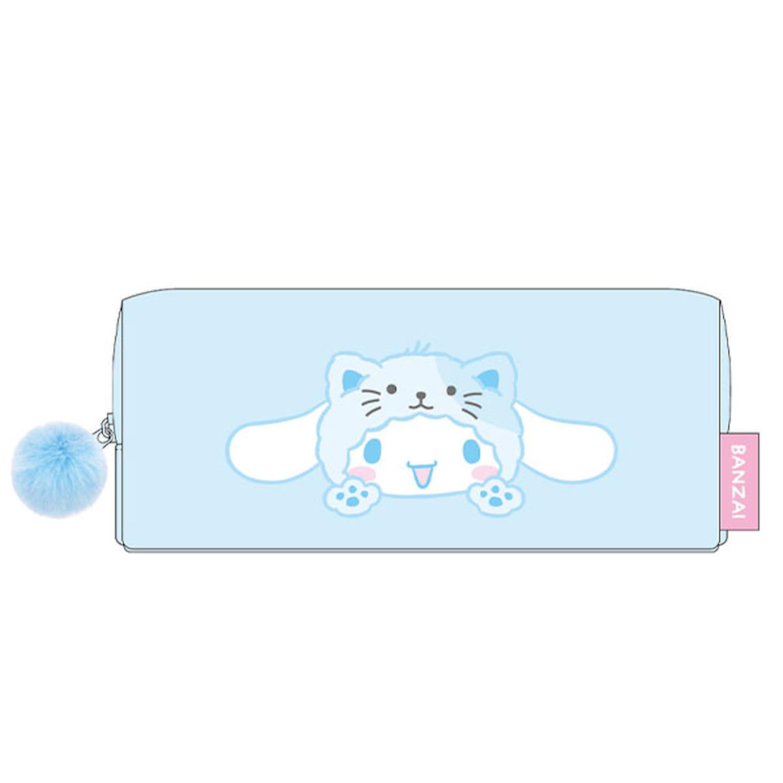 

K Company Sanrio Characters Square Cinnamoroll (Banzai Series) Pouch, (Cat) SAB-SP-CN