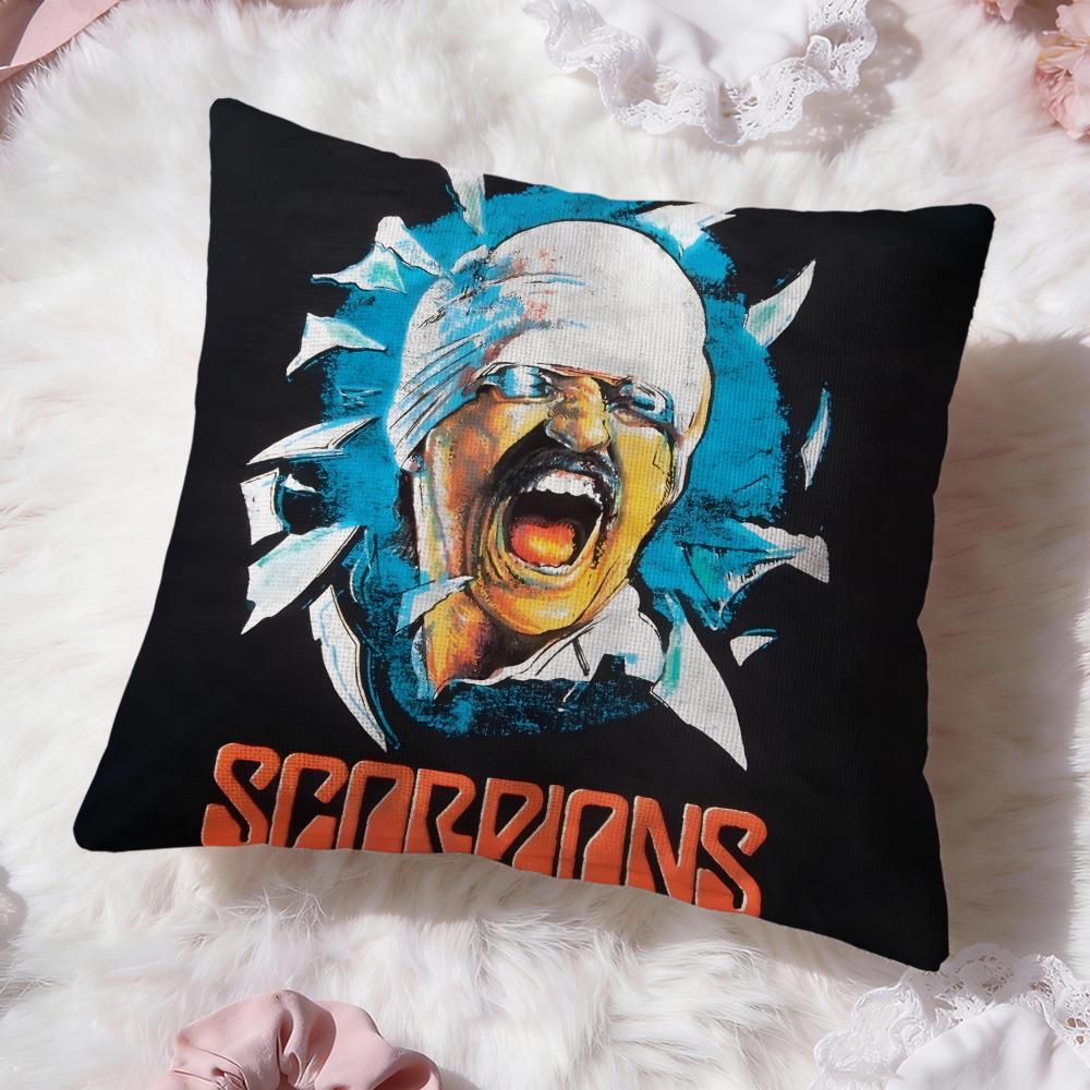 Scorpions Band Hot Cushion Cover Premium Comfort Reversible Pillow Cove -Two In One Design for Any Room & Car Interior