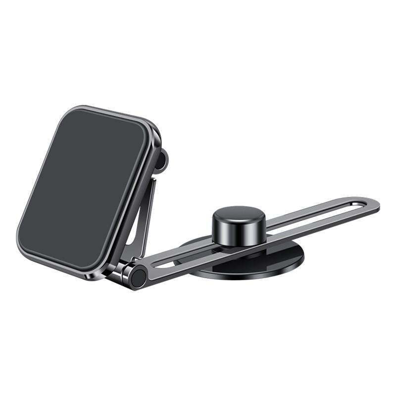 

F52 Magnetic Car Phone Holder Stand Adhesive 360 Degrees Rotating Cellphone Bracket Black