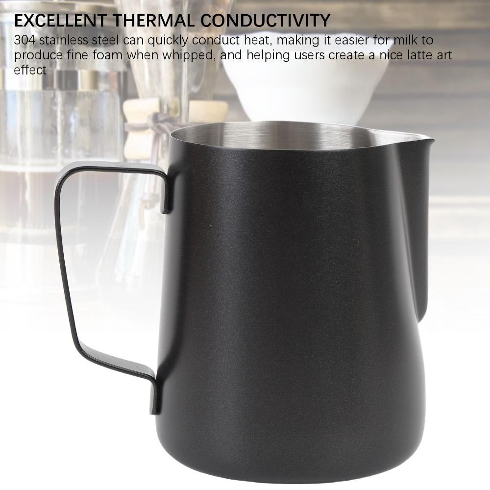 Pointed Spout Milk Pitcher With Scale Latte Art Frothing Cup  Coffee Preparation