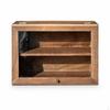 Miniature Dollhouse Bakery Food Display Set Brown 1/12 Scale Black Walnut Shelf, 14.8cm Length