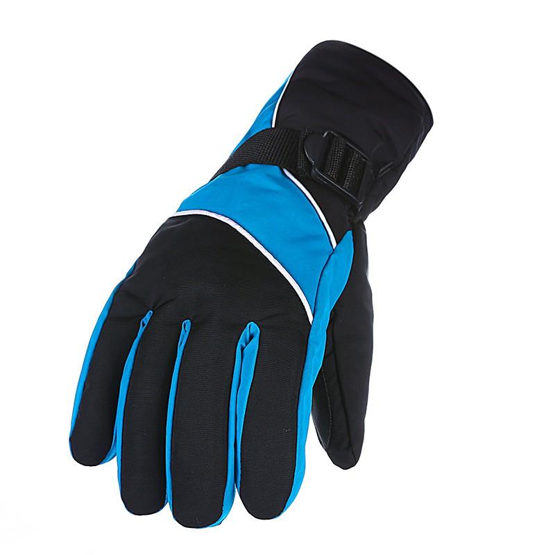 Thick Winter Warm Gloves Men Women Outdoor Cycling Skiing Windproof Fleece Lined Unisex Mittens In 5 Colors