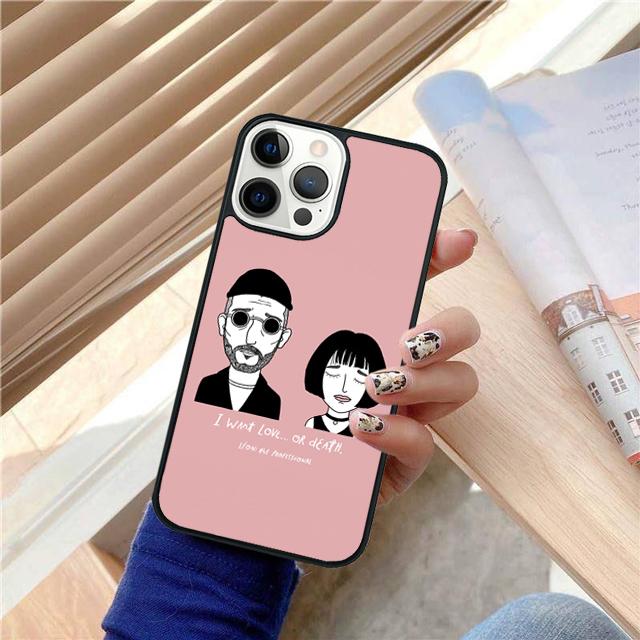 Leon And Matilda Coque Shell For iPhone 17 Air 15 16 14 13 12 Pro Max 11 Pro Max Plus Phone Case Cover