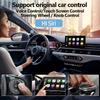 2 in 1 Wired to Wireless Car CarPlay Adapter Android Auto AI Box Play & Plug for OEM Wired CarPlay AA Navigation System