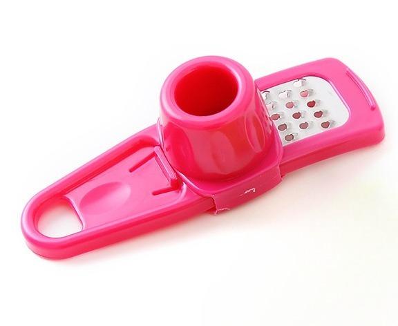 1PC Mini Garlic Grinder Creative Garlic Press Kitchen Garlic Mash Manual Garlic Mashing Green Kitchen Gadgets Tool