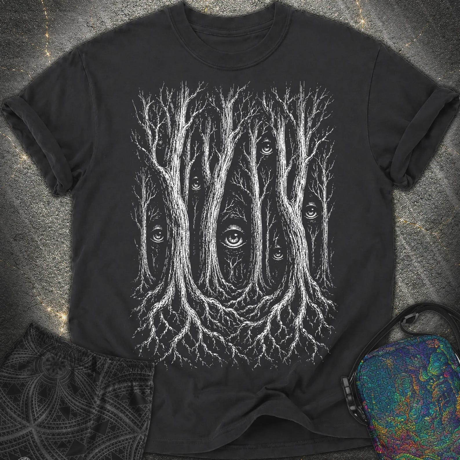 Forest Consciousness Watching Comfort T-Shirt M