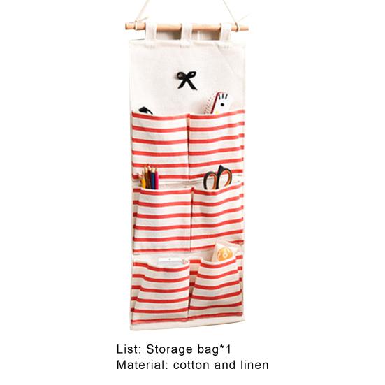 Storage Bag Large Capacity Hanging Long-lasting Lightweight Washable Storage Pouch for Home