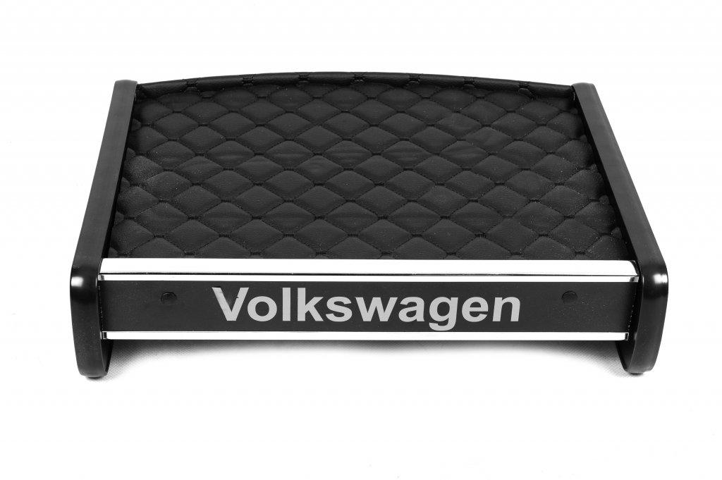 

Полиця на панель (Чорна з чорною ниткою) для Volkswagen T5 Transporter 2003-2010 рр.