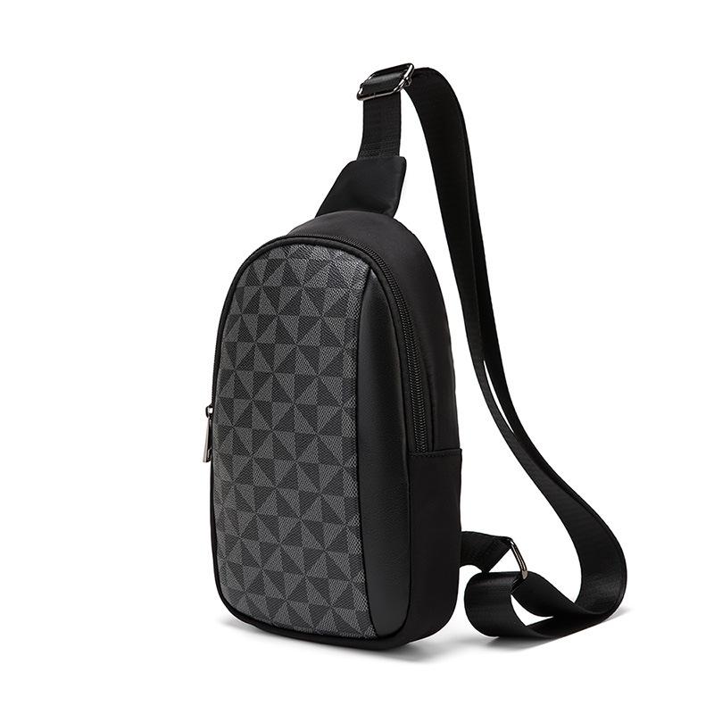 Fashionable Men and Women's Retro Casual Single-shoulder Crossbody Multi-functional Chest Bag