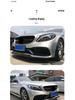 Applicable Mercedes C63 AMG Edition 1 Gloss Black Front Lip Body Kit