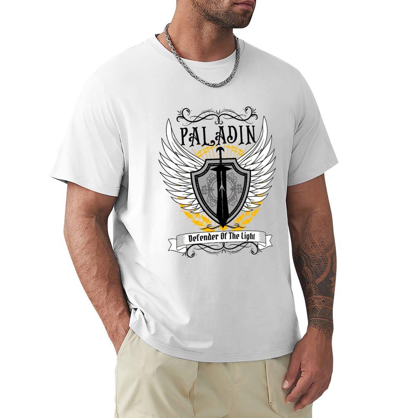 Paladin Crest TShirt anime clothes basketball graphic tees anime t shirts sublime mens clothes S
