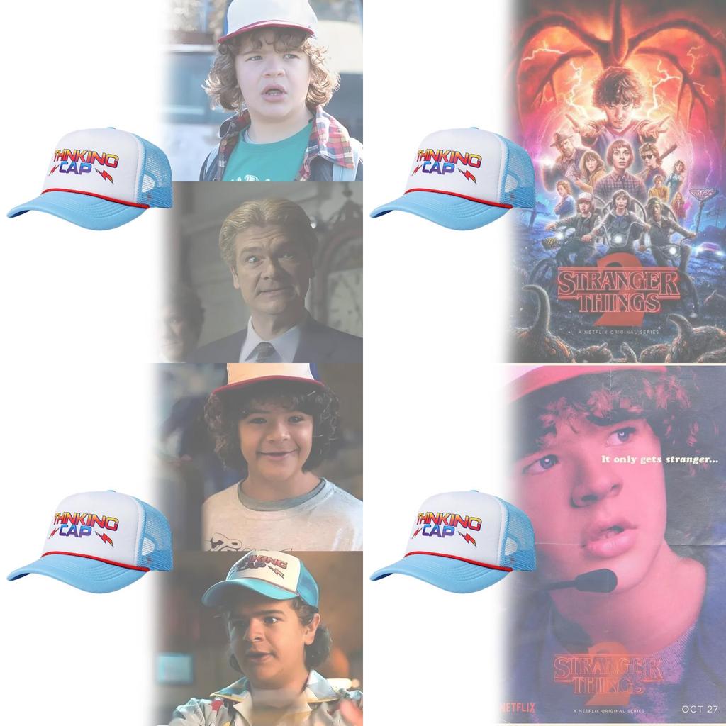 Stranger Things Baseball Cap With Curved Brim And Space Cotton For Adults