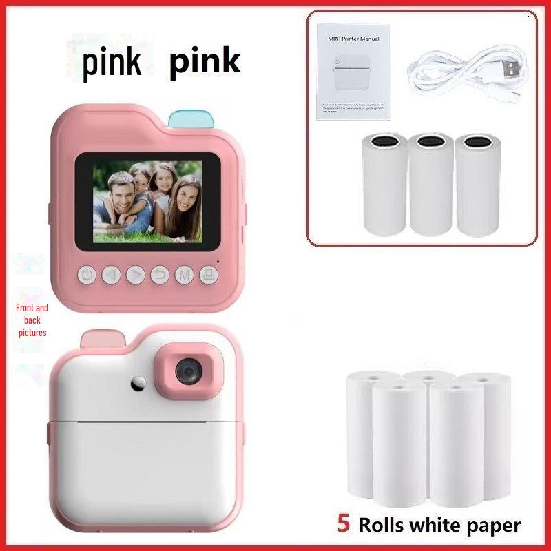 Q5 Mini Impressora Polaroid Transfronteiriça e Câmera Digital para Crianças - Impressão de Fotos em Alta Definição.