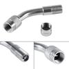 45 Degree Motorcycle Car Tire Stem Extender Tyre Valve Extension Adaptor