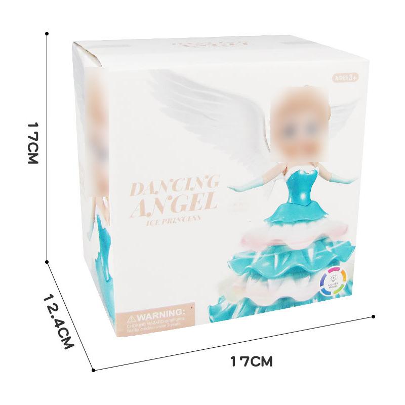 

Электрическая универсальная танцующая принцесса вращающаяся музыкальная световая танцующая принцесса детские игрушки синий
