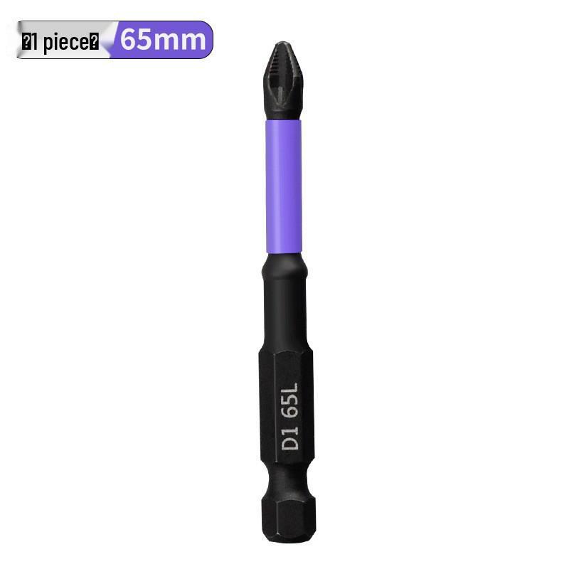 D1 Magnetic Phillips Head Screwdriver Bit: Anti-slip, Shock-resistant, High Hardness with Strong Magnetic Grip