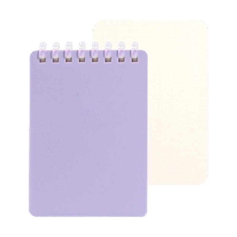 Pocket Size Notebook 128 Pages Soft Coil Binding Notebook Lined/Dotted/Gridded/Unruled for Daily Writing Note Taking