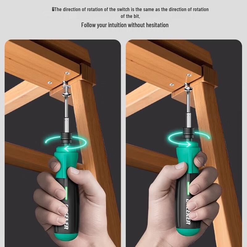 Kit de Destornillador Eléctrico Inalámbrico Lülin 3.6V Enchufe CN (adaptador incluido)