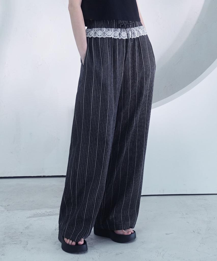 VIVACIOUS Boheme Striped Pants Navy