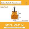 M3M4 Aluminum Alloy Hand-Tightening Flat Head Knurled Adjustment Screw Bolt