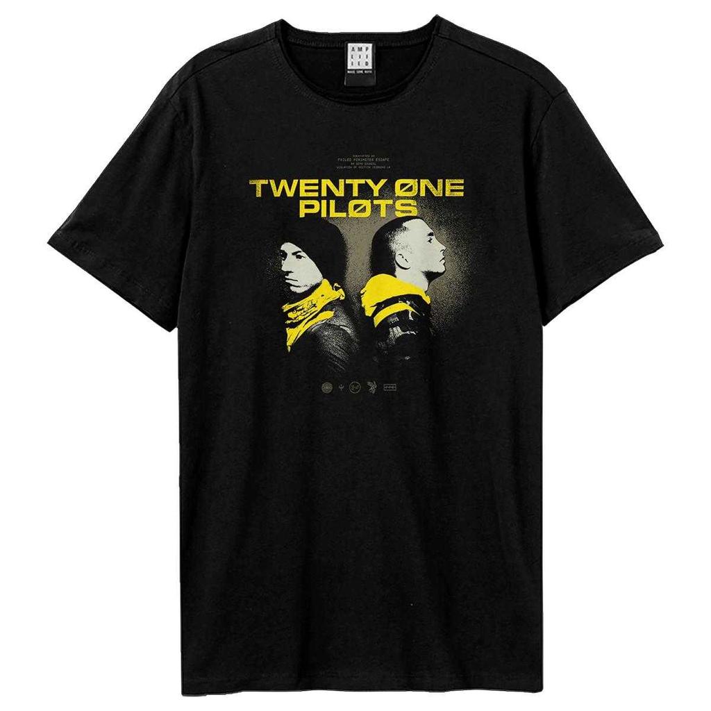 Amplified Unisex Adult Back To Back Twenty One Pilots T-Shirt