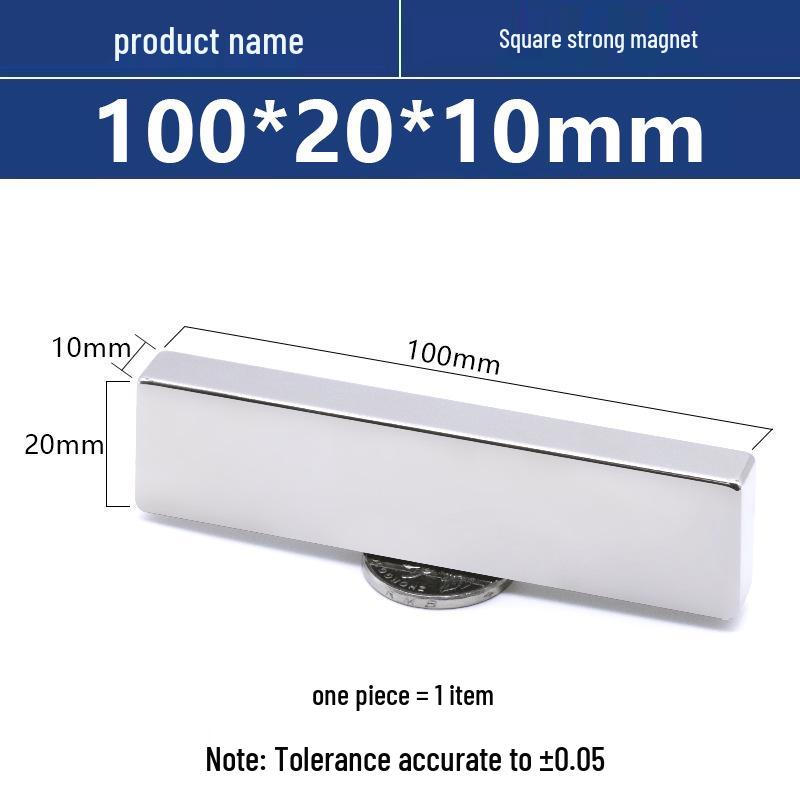 N52 Neodymium Iron Boron Square Magnet – Strong Rare Earth Permanent Magnet