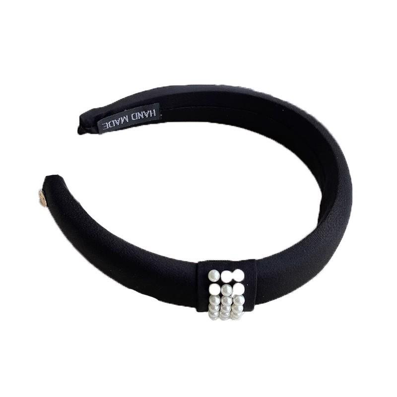 Newcomer Discount: Elegant High Skull Pearl Headband for Women - 2025 Style, Perfect for Face Washing