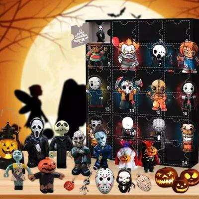 24-Geschenke Halloween Puppen Adventskalender: Weihnachts-Countdown Blind Box