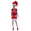 11.8inch Doll Christmas Dress Christmas Elfs Series Christmas Doll Clothes  Kids Toy Gift