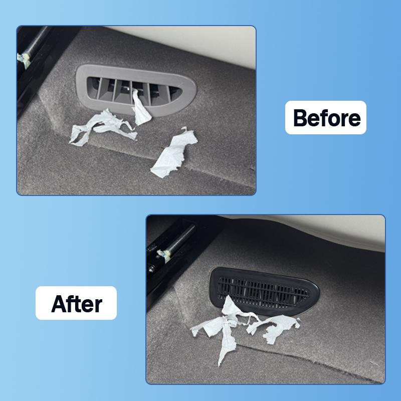 For ZEEKR 7X 2025+ Rear Air Conditioning Vent Cover Anti-Blocking Guard Stainless Steel Mask Interior Car Accessories