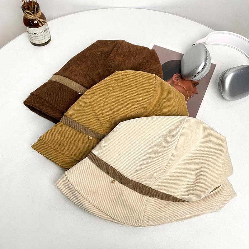 Fashion Warm Winter Hats Cozy Soft Beanie Caps Outdoor Ear Protection Bucket Hat for Women Trendy Warm Fisherman Hat